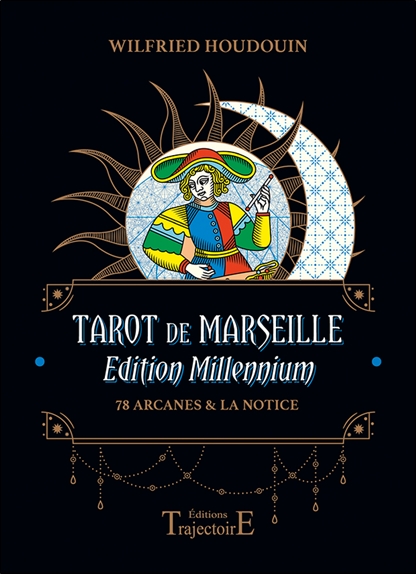 La lune Tarot Carte Tarot lire Ésotérisme' Autocollant